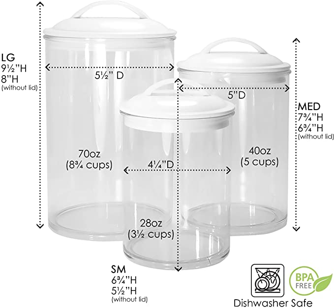 Lot de 3 boîtes de rangement
