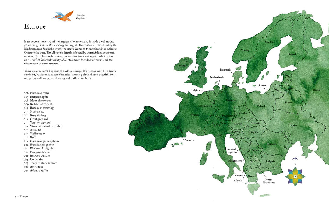 Atlas of Amazing birds /Atlas des oiseaux étonnants ( Édition Anglais)