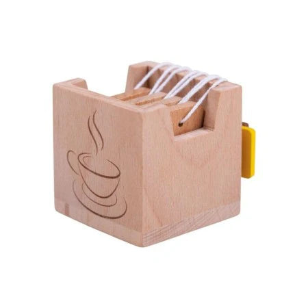 Sachets de thé en bois; lot de 4