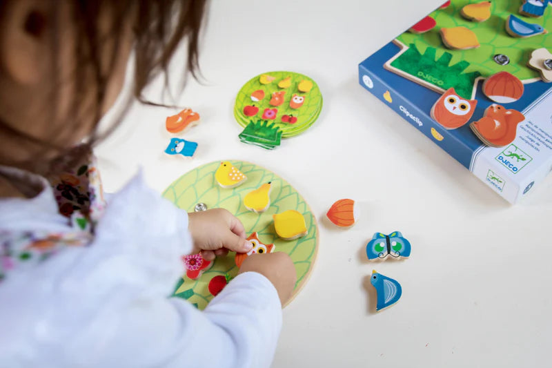 Clipaclip jeu en bois ÉDUCATIF