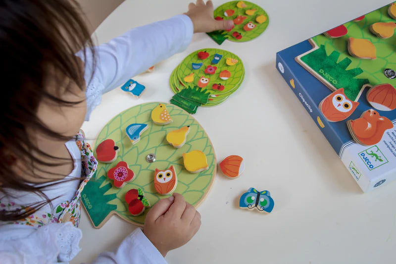 Clipaclip jeu en bois ÉDUCATIF