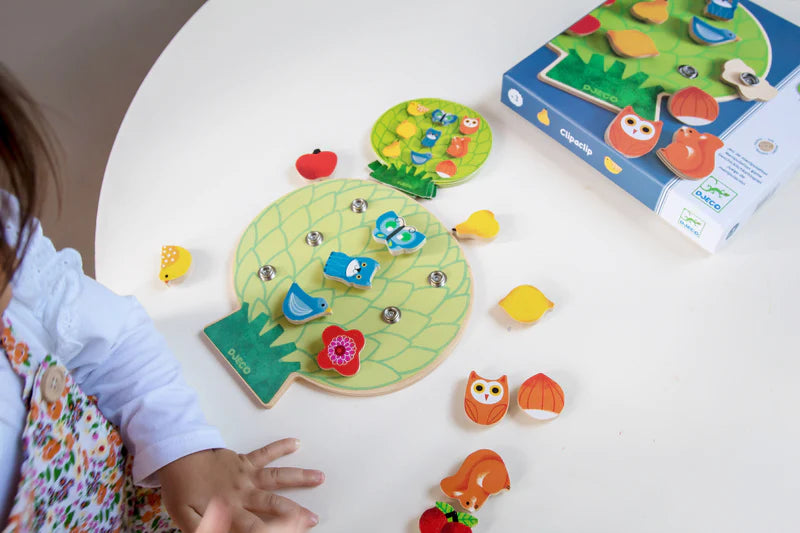 Clipaclip jeu en bois ÉDUCATIF