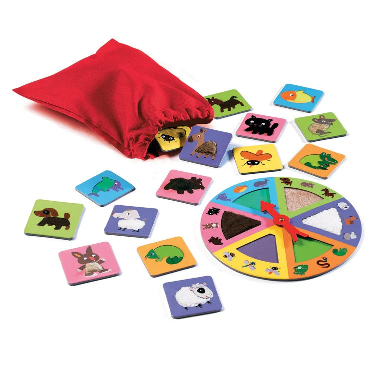 Toucher et sentir jeu de loto