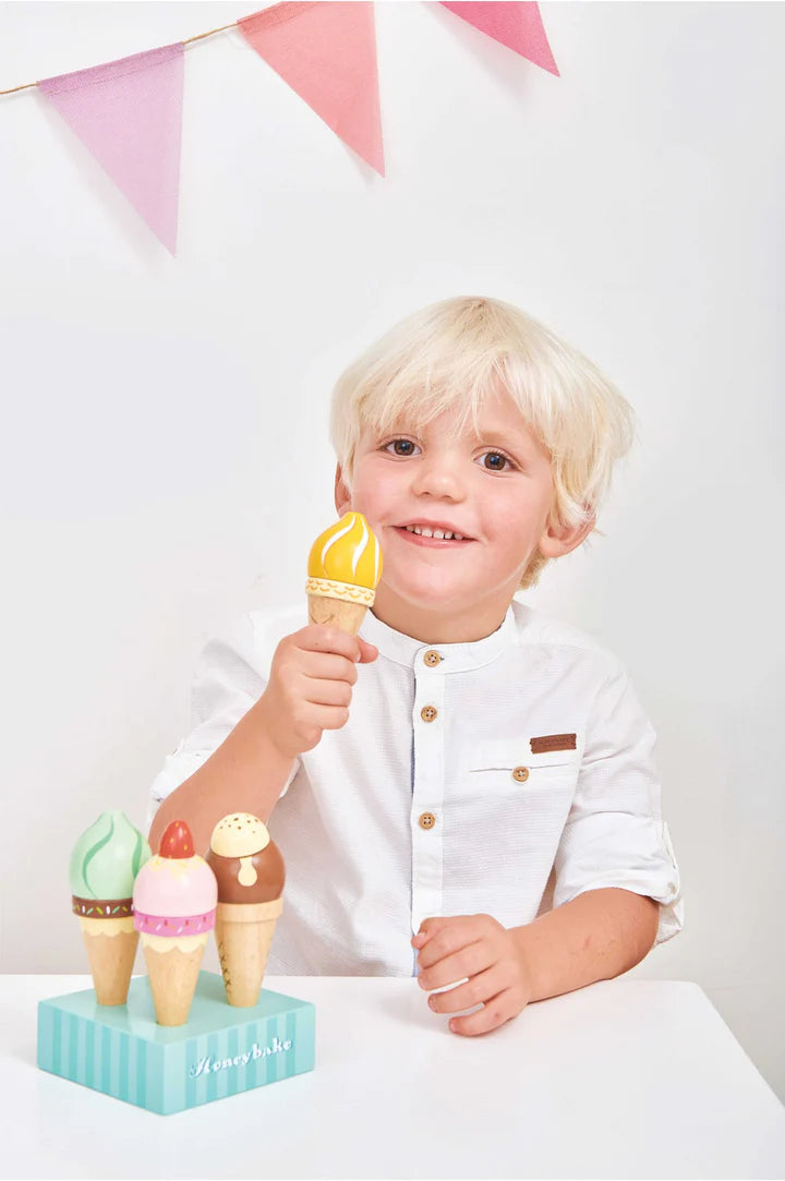 Glace - lot de 4