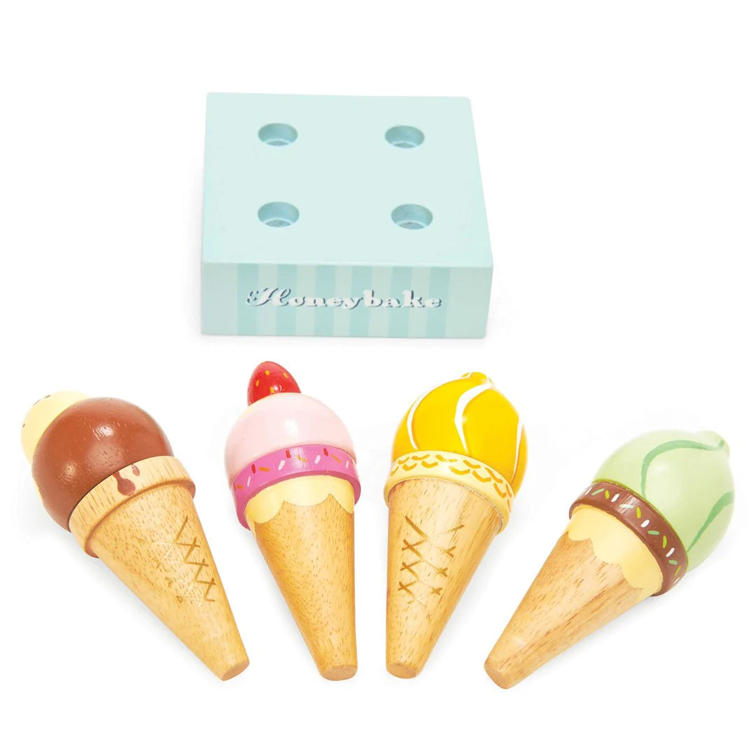 Glace - lot de 4
