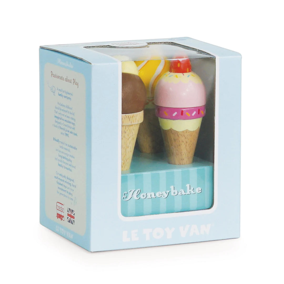 Glace - lot de 4