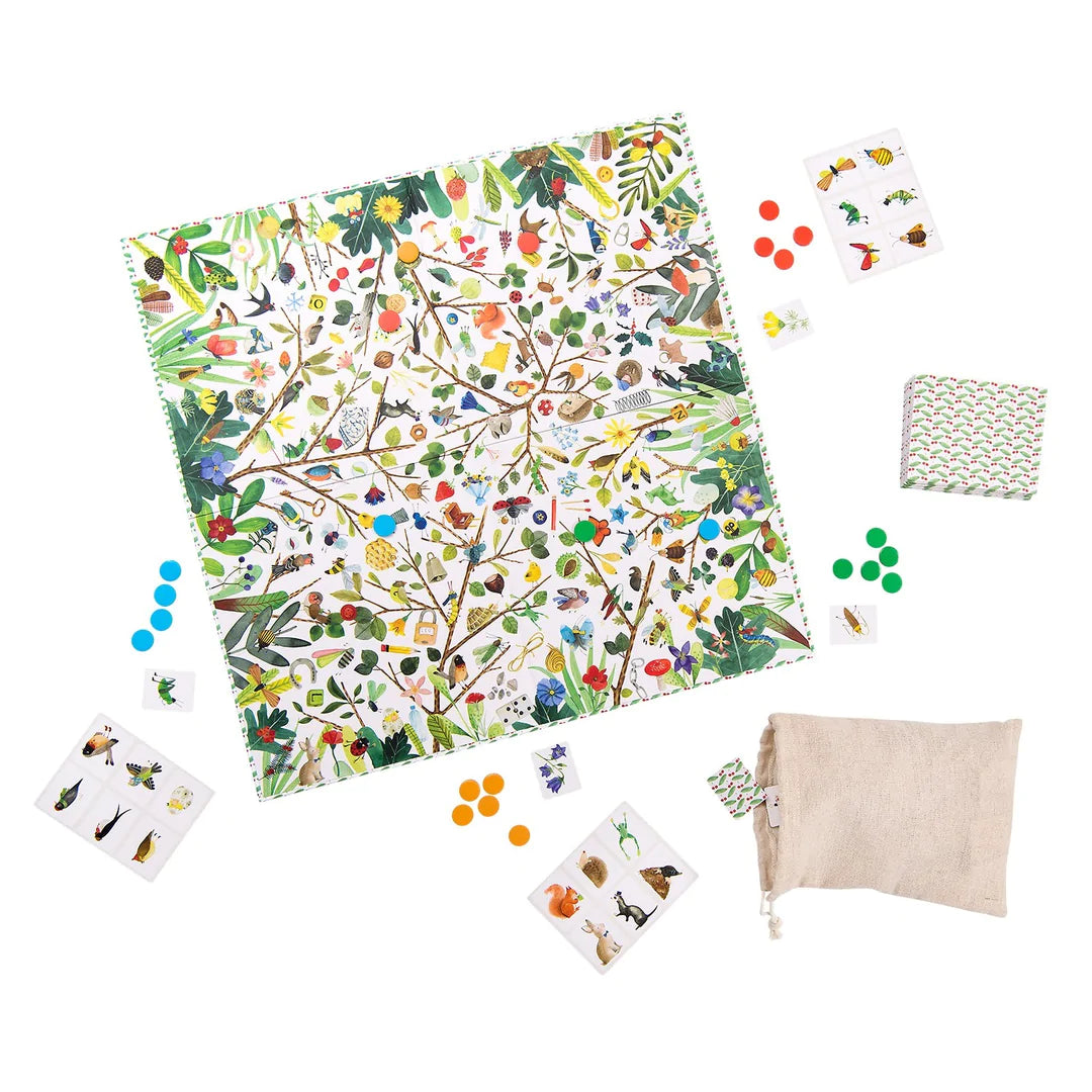 Jeu d'observation et de rapidité Les trésors du jardin