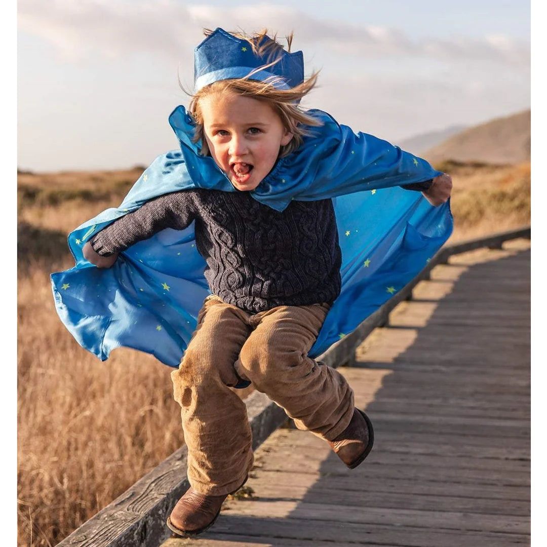 cape des nuits étoilées costume en soie