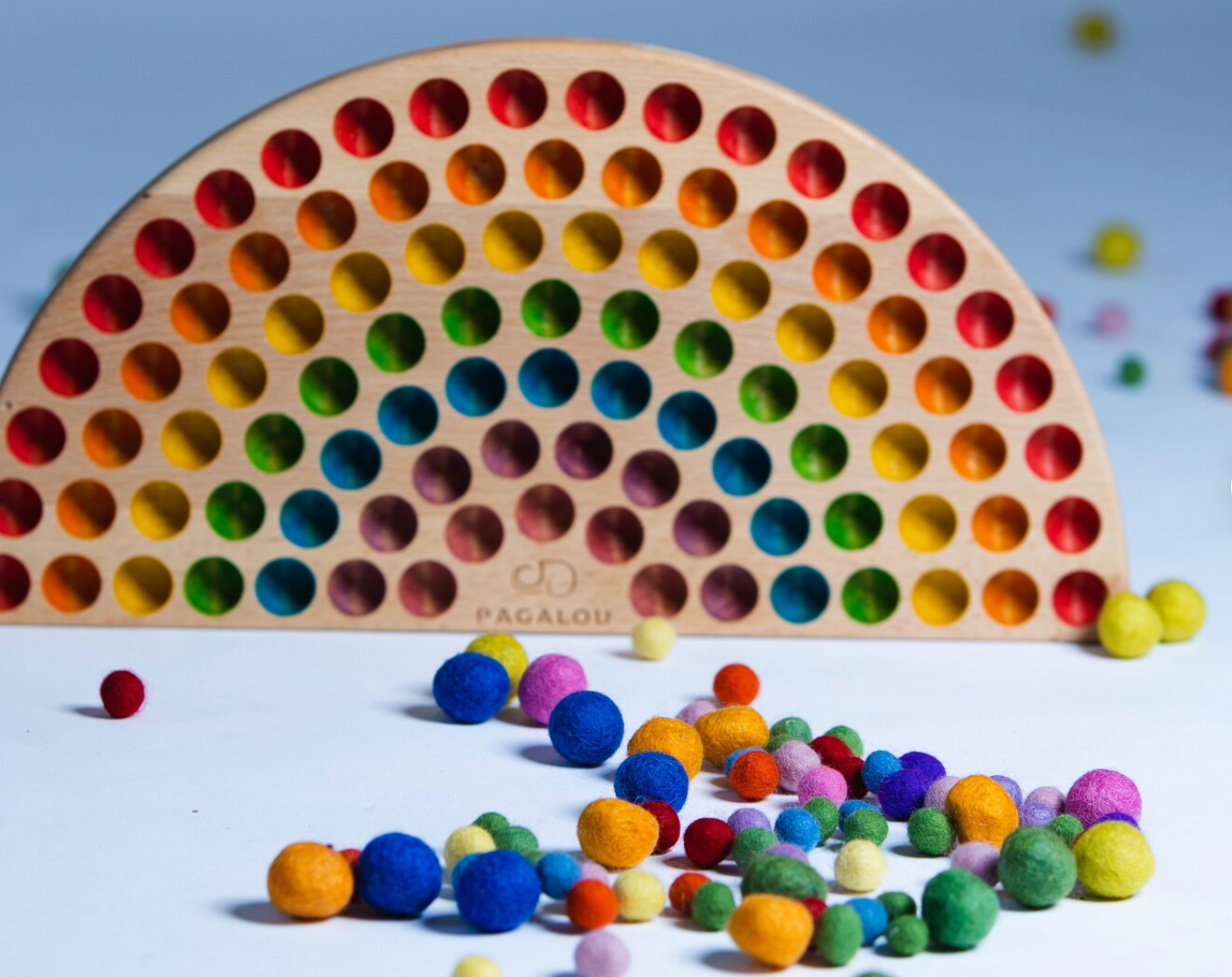 Jouet arc-en-ciel pour apprendre,
