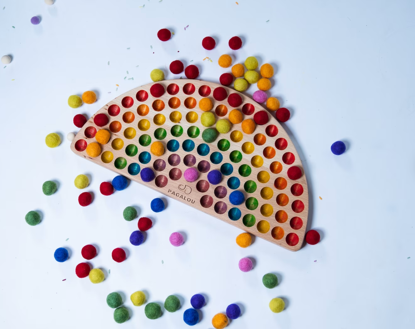 Jouet arc-en-ciel pour apprendre,