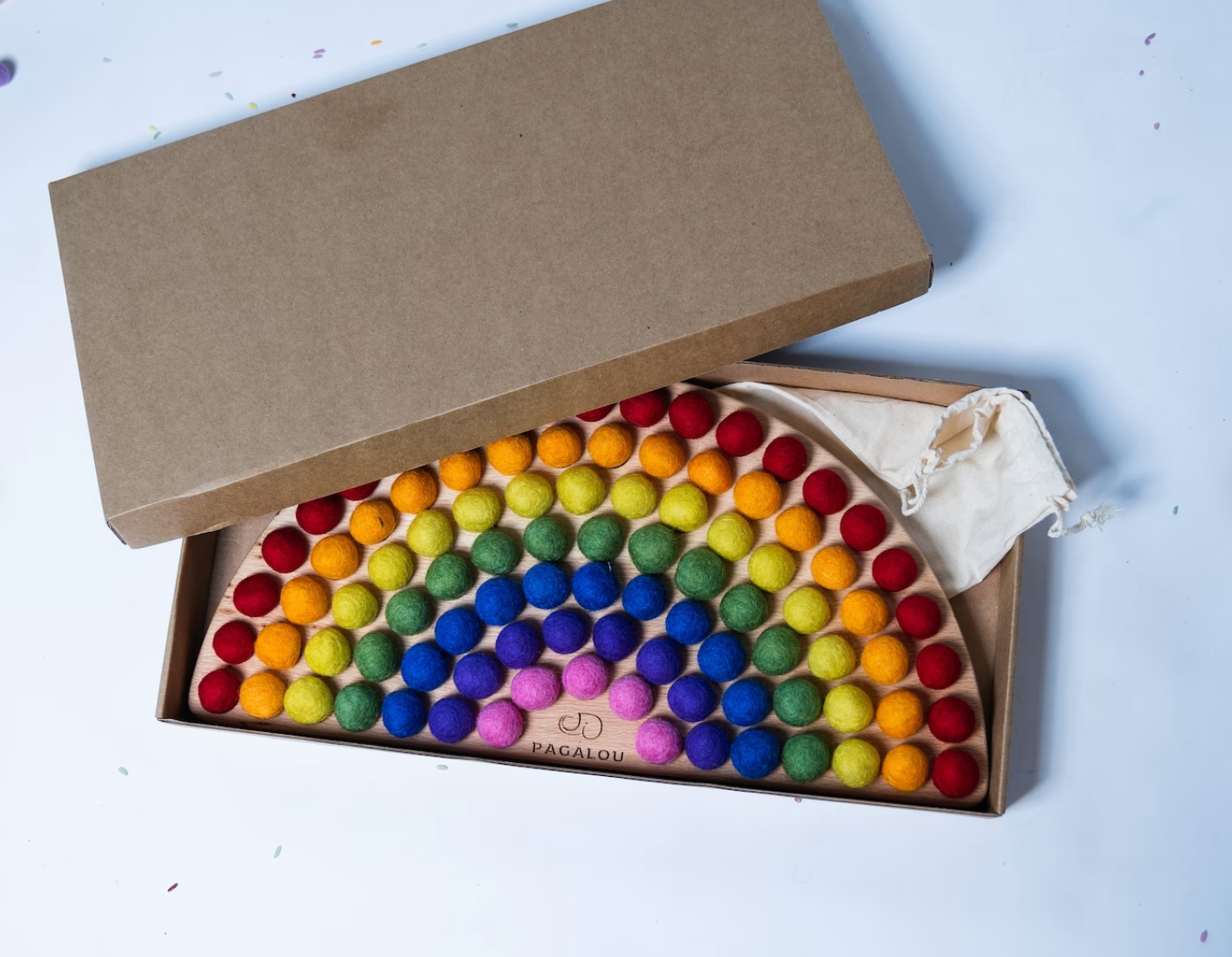 Jouet arc-en-ciel pour apprendre,