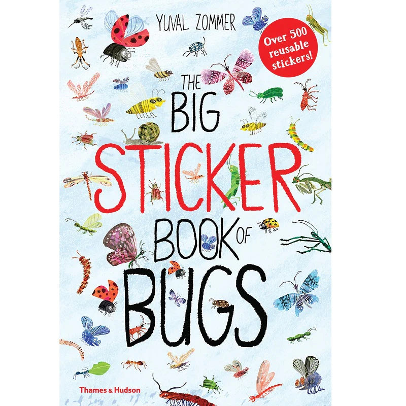 the big sticker book of bugs/le grand livre d'autocollants d'insectes