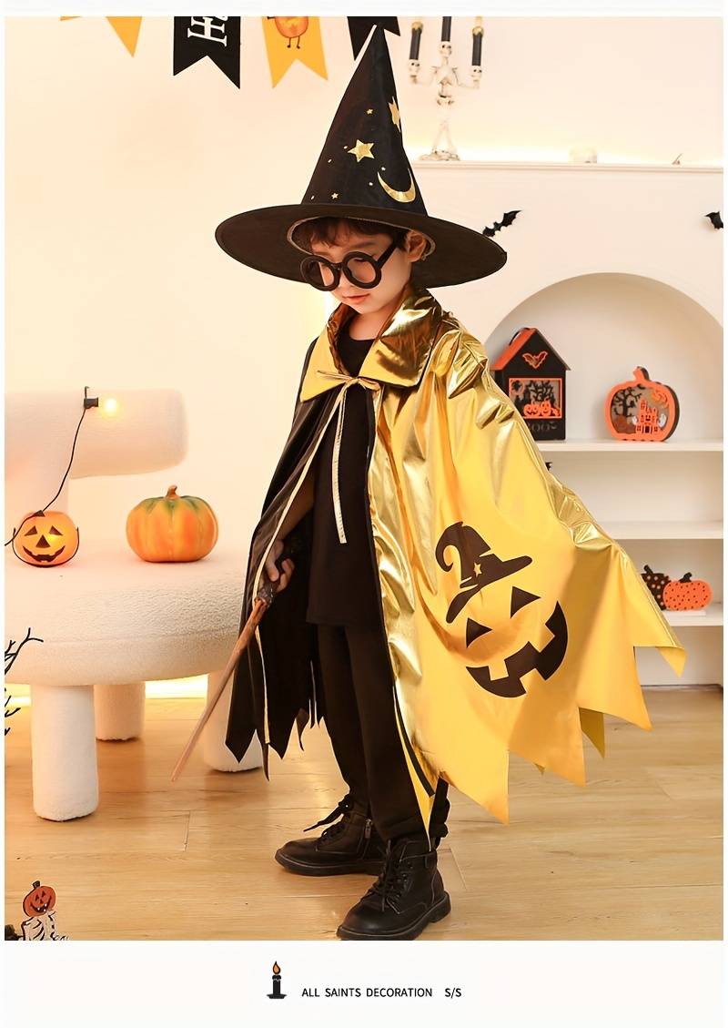 set New Halloween Cloak Five-star Wizard Coat