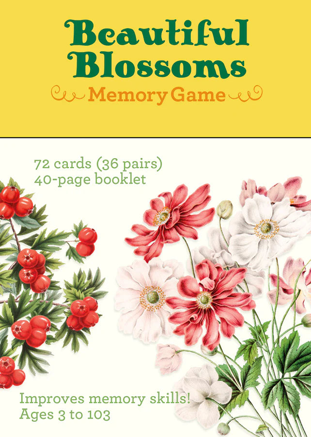 Jeu de mémoire de belles fleurs