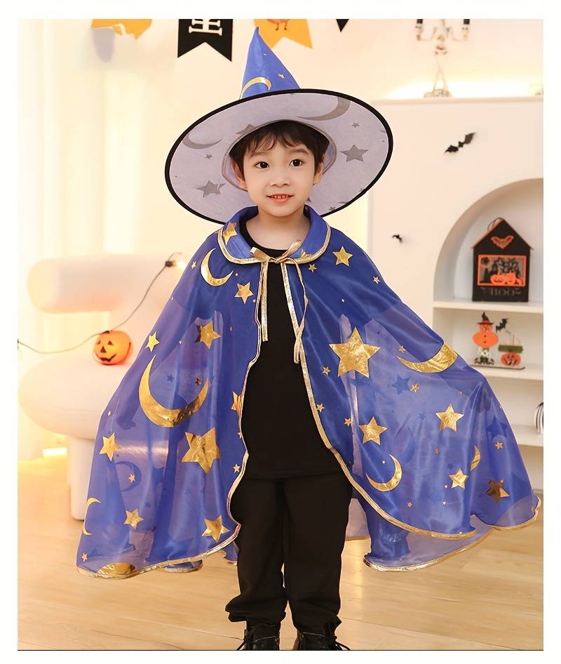 set New Halloween Cloak Five-star Wizard Coat
