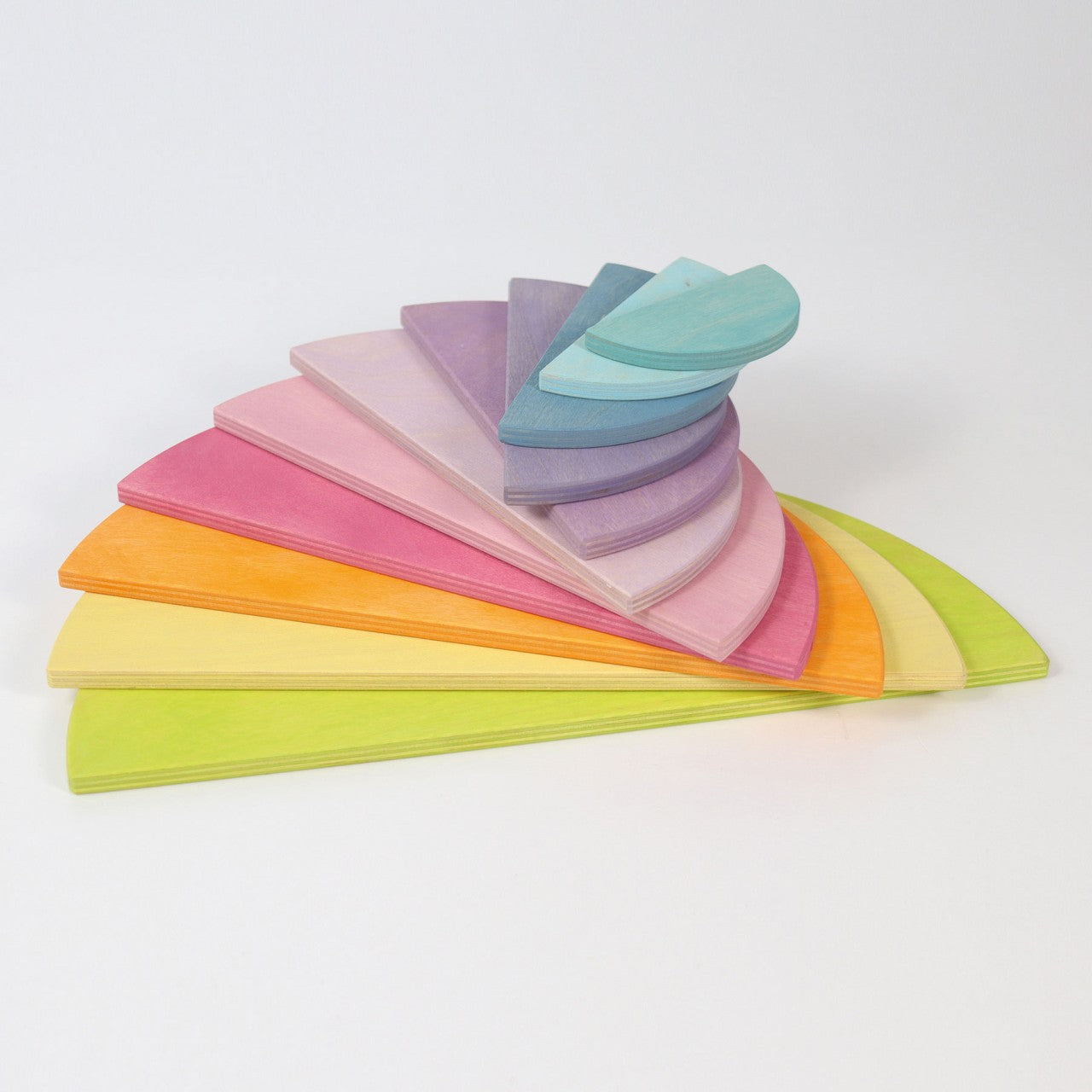 Demi-cercles pastel