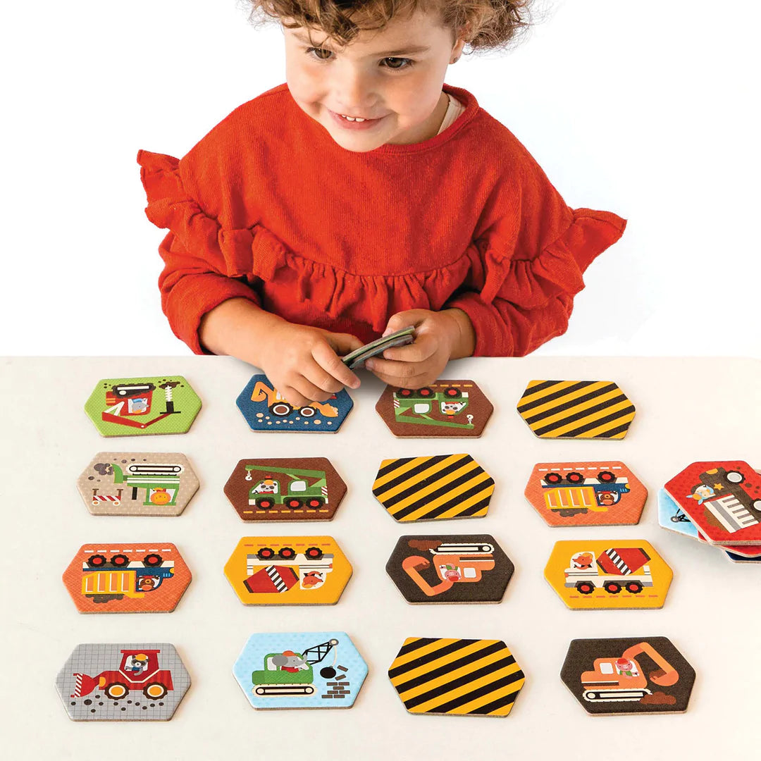 Jeu de mémoire construction