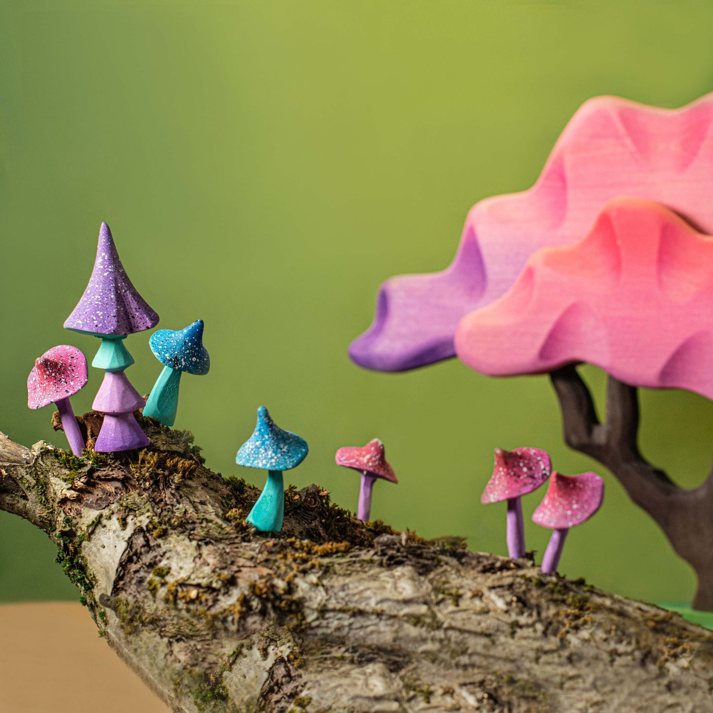 Ensemble de champignons magiques