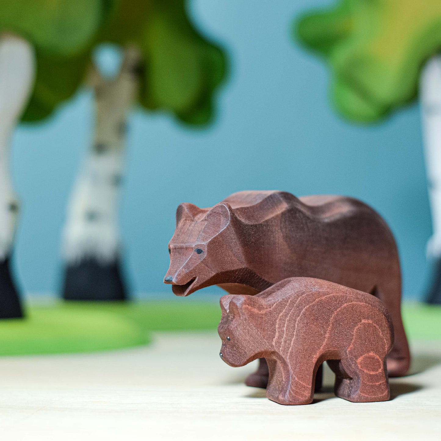 Ours et Ourson Brun
