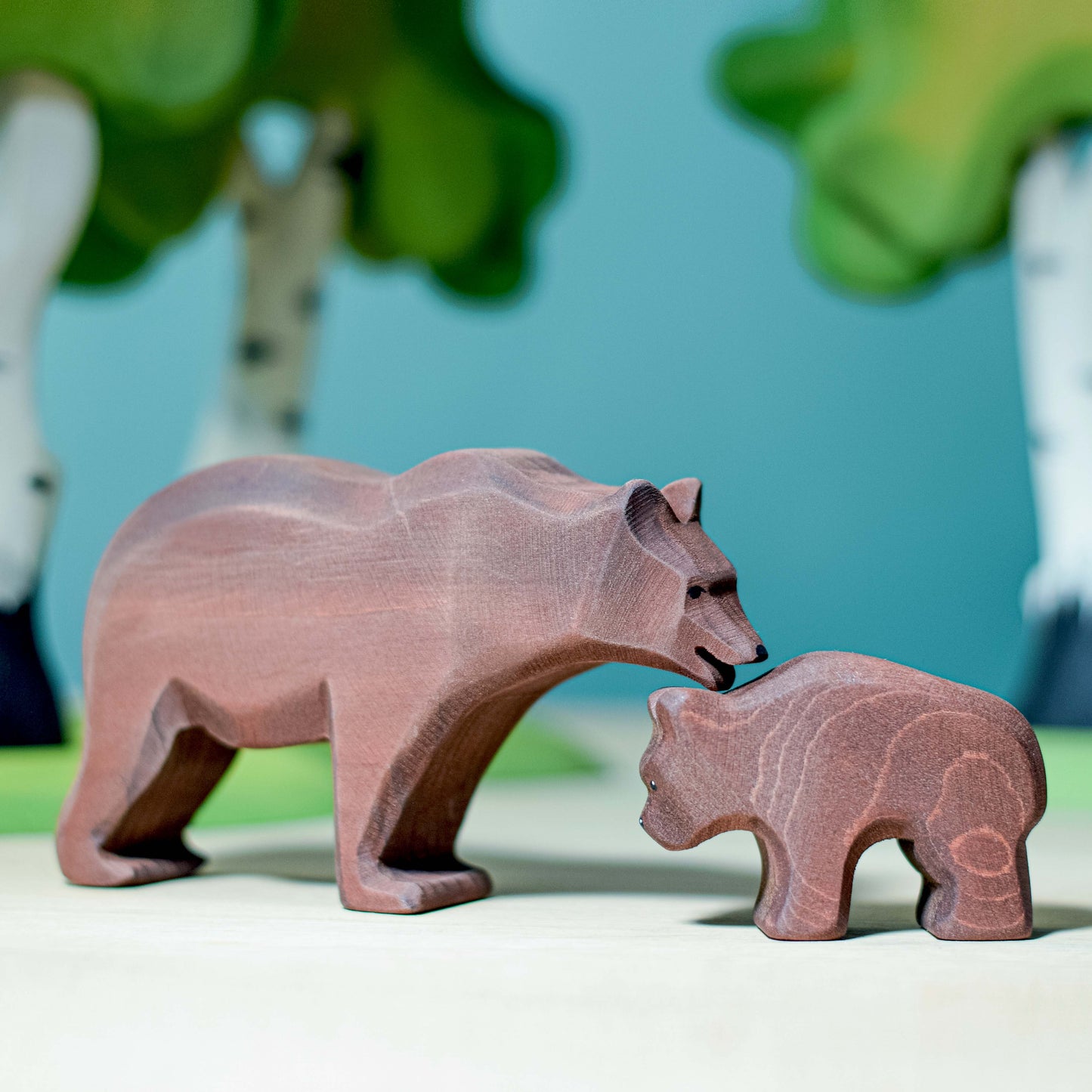 Ours et Ourson Brun