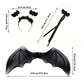Ensemble, baguette magique Halloween chauve-souris papillon