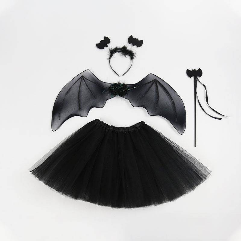 Ensemble, baguette magique Halloween chauve-souris papillon