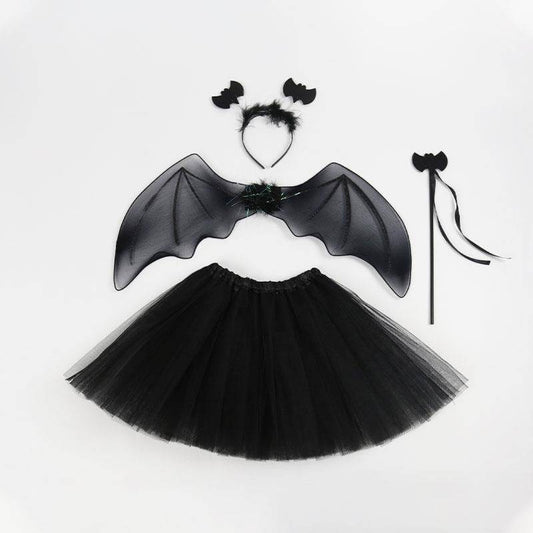 Ensemble, baguette magique Halloween chauve-souris papillon