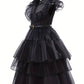 Costume de robe en maille (Mercredi)