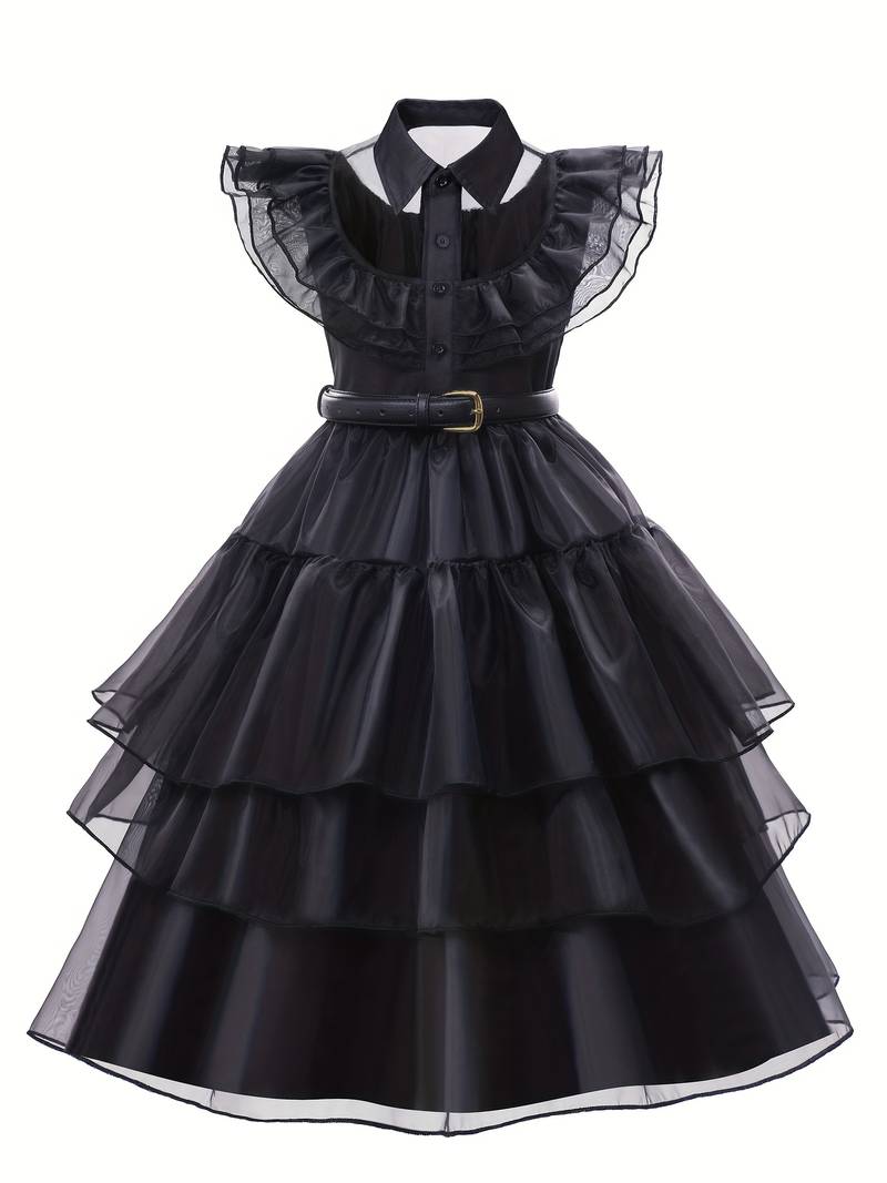 Costume de robe en maille (Mercredi)