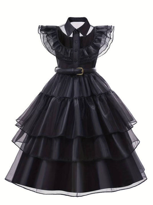 Costume de robe en maille (Mercredi)