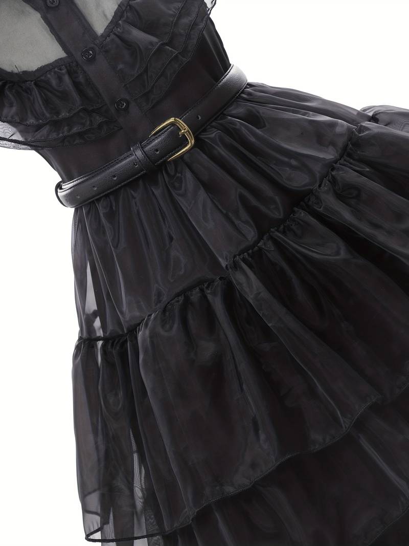 Costume de robe en maille (Mercredi)