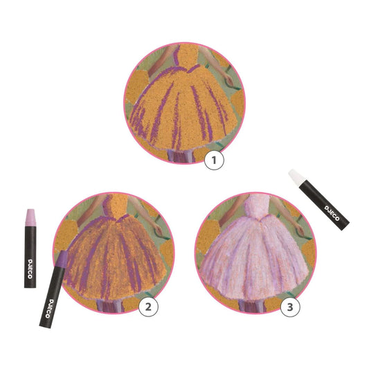Crayons de cire Inspired by Edgar Degas