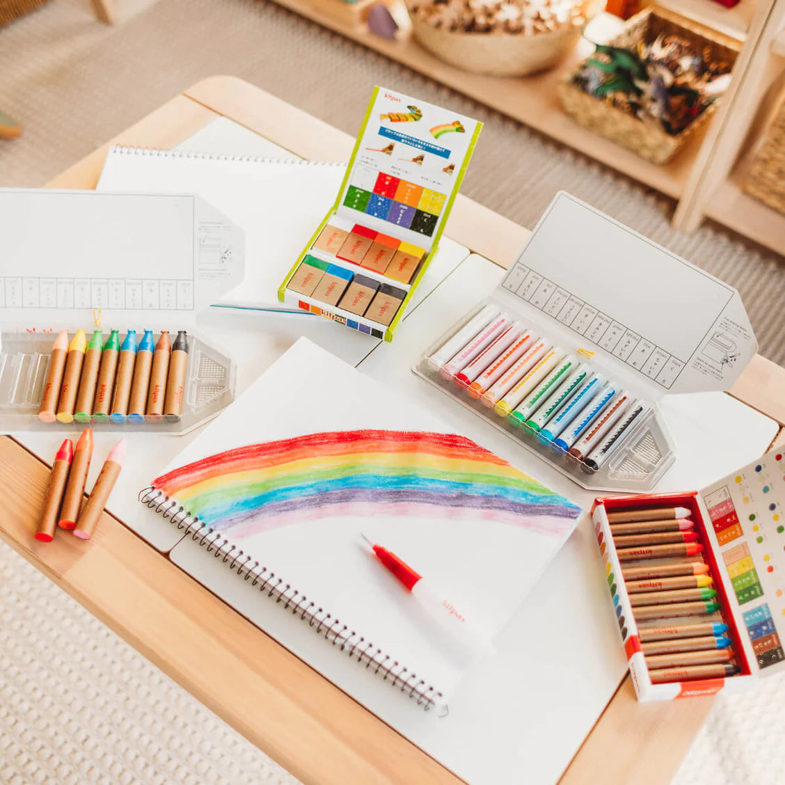 Crayons de fenêtre Kitpas - 8 blocs