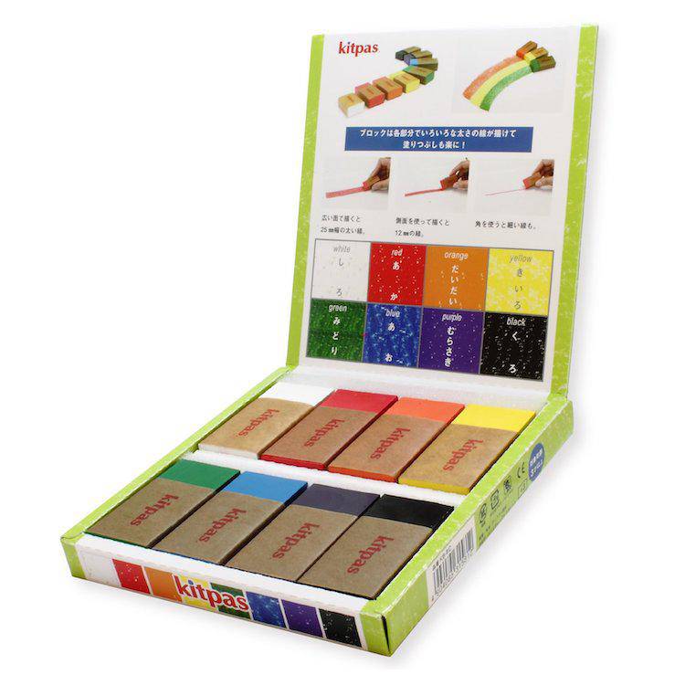 Crayons de fenêtre Kitpas - 8 blocs