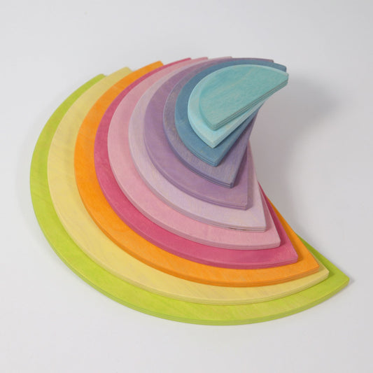 Demi-cercles pastel