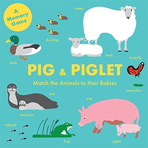 Pig & Piglet ;associez les animaux à leurs bébés jeu de mémoire