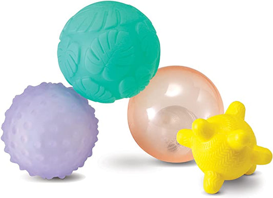 4 balles colorées