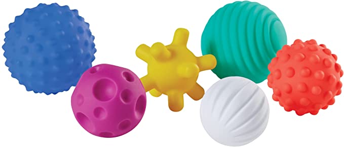 Jeu de balles multiples texturées