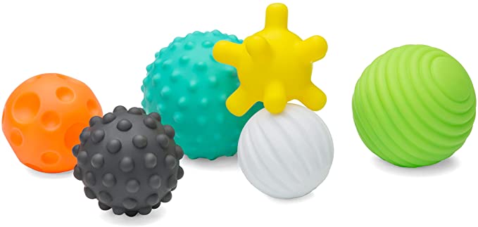 Jeu de balles multiples texturées