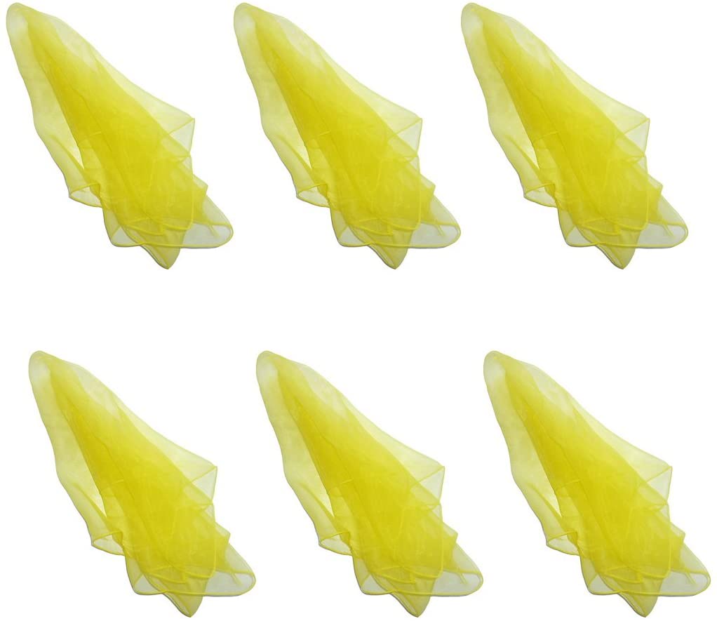 Lot de 6 écharpes de jonglerie de danse