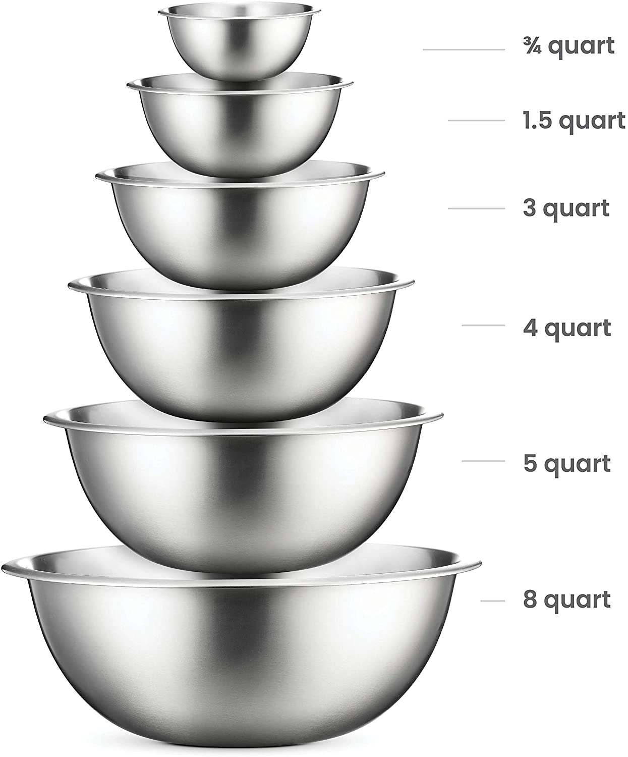 Bols mélangeurs en acier