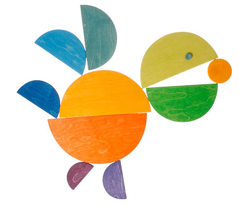Demi-cercles arc-en-ciel