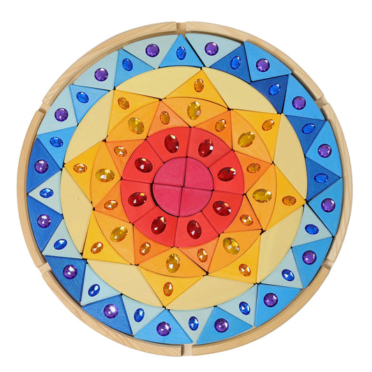 Soleil Mandala étincelant
