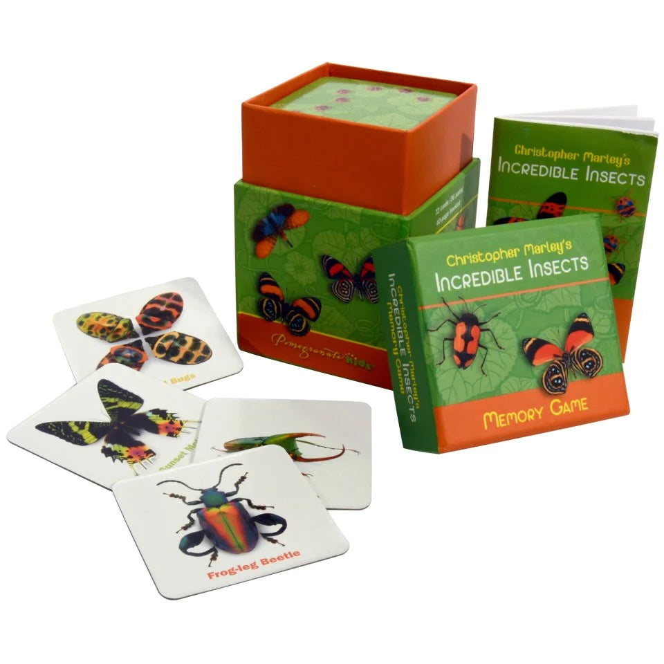 Incroyable jeu de mémoire d'insectes