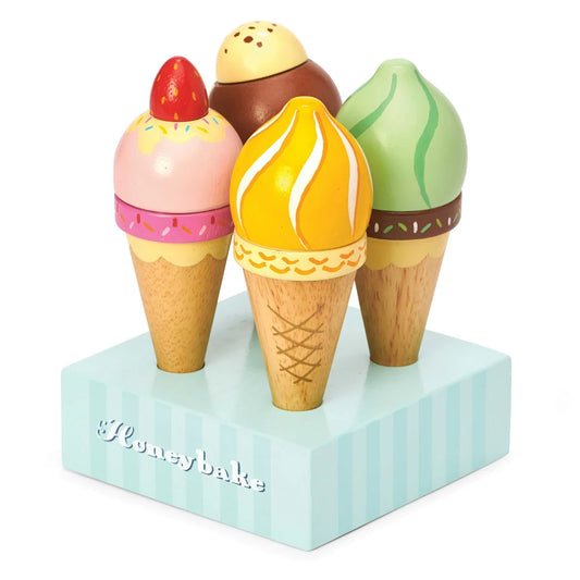Glace - lot de 4