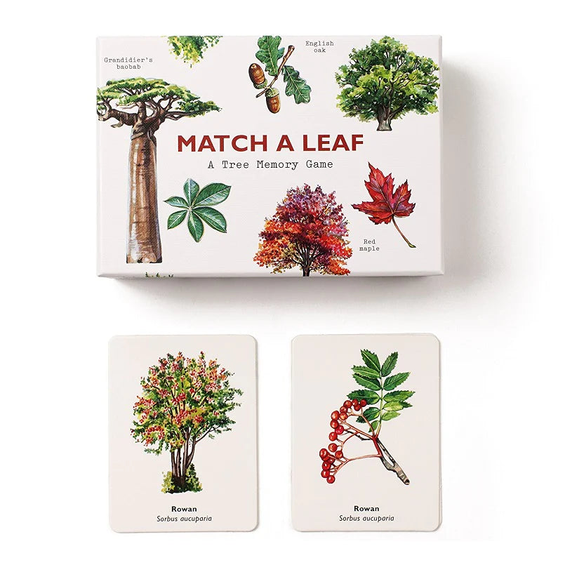 Faire correspondre un jeu de mémoire de feuilles