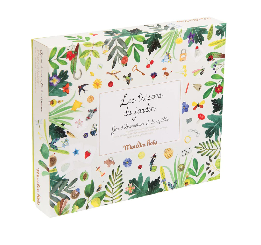 Jeu d'observation et de rapidité Les trésors du jardin