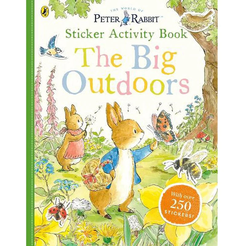 the big outdoors; peter rabbit sticker/activity book