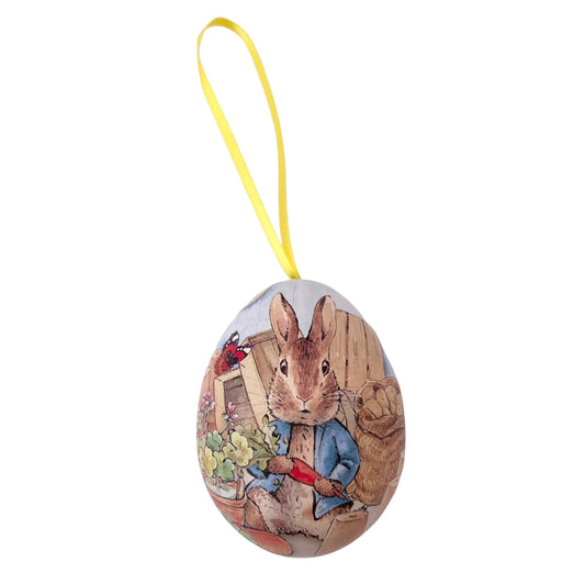 oeufs de Pierre lapin ; fond bleu