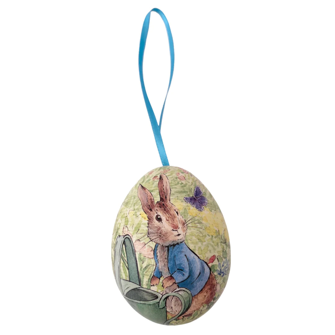 oeufs de Pierre lapin ; fond Jaune
